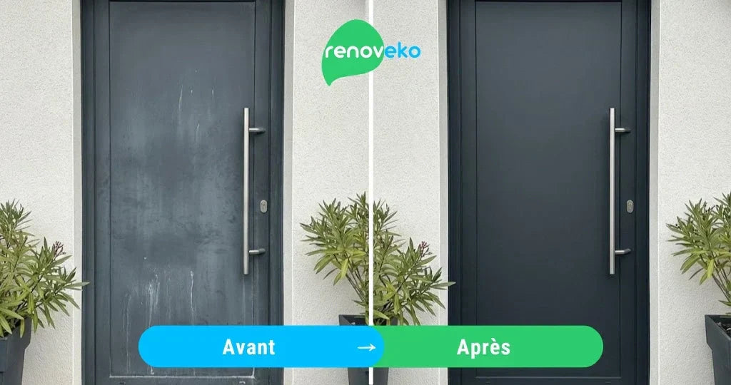 Comment raviver la couleur d'une porte en aluminium ?
