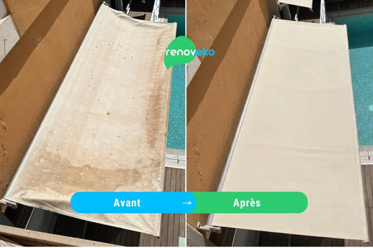 Comment nettoyer un store banne sans le démonter ?