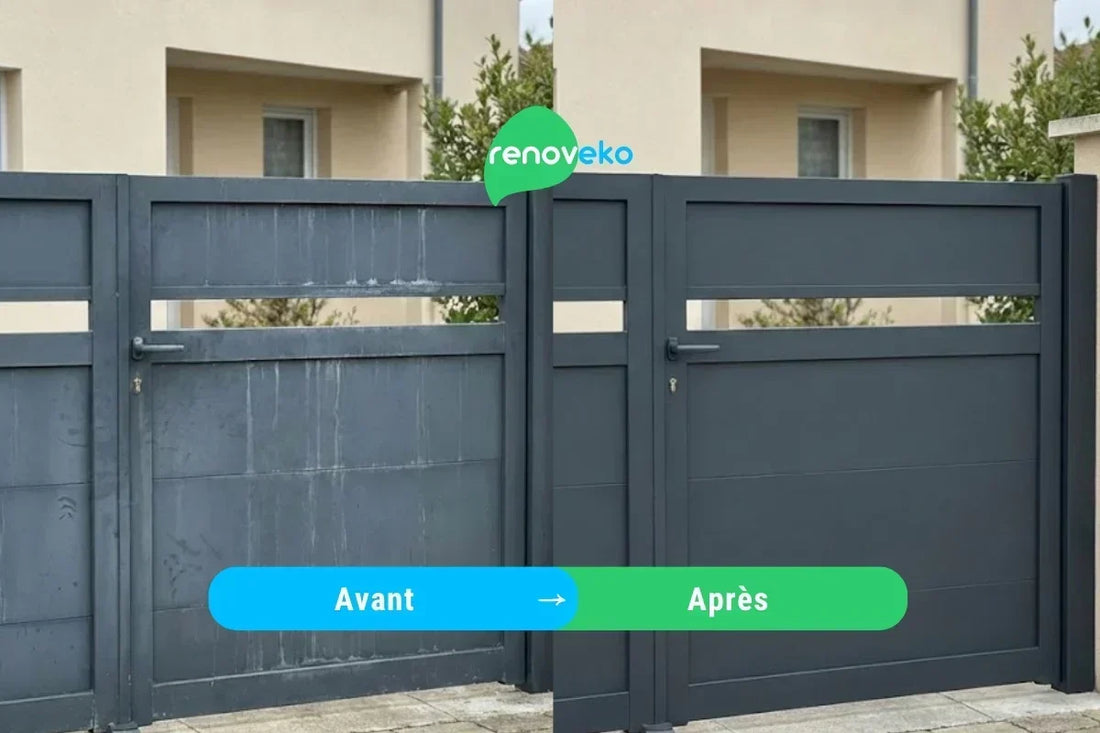Comment raviver la couleur d'un portail aluminium thermolaqué sans le repeindre ?