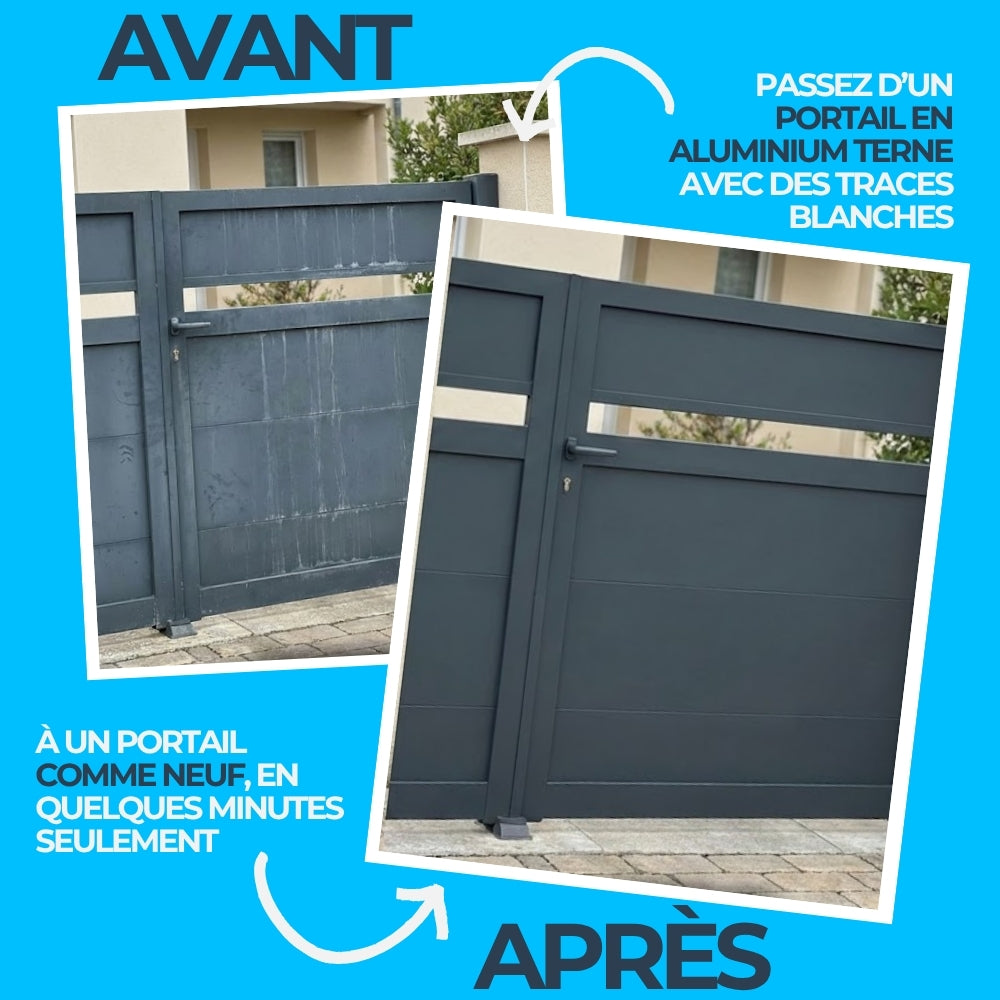 Rénovateur portail aluminium - Redonnez de l’éclat à vos menuiseries sans repeindre